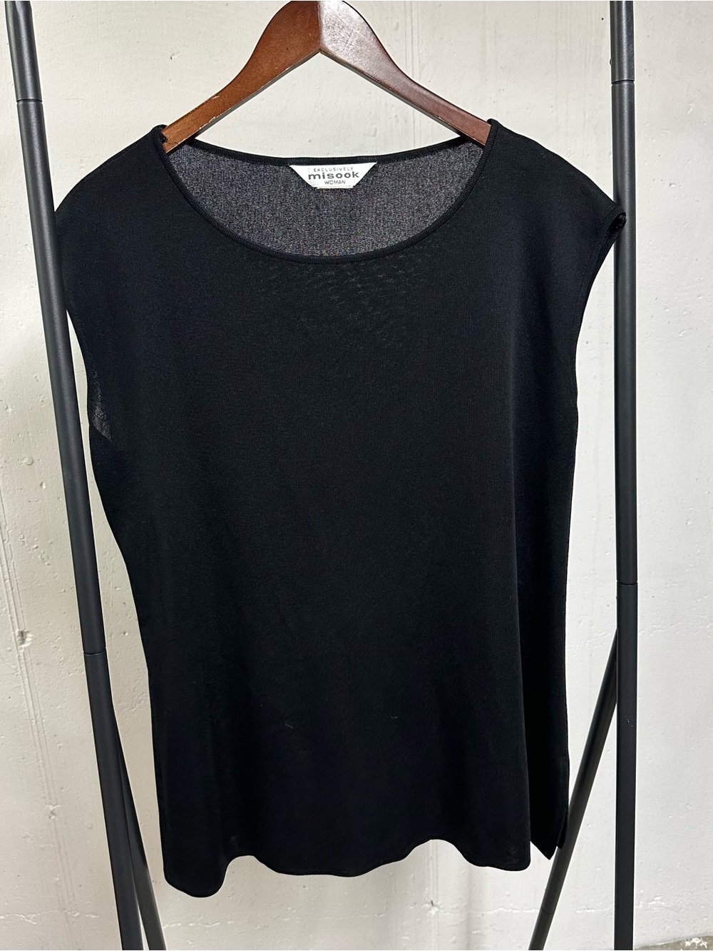 Misook Black Knit Women's Top